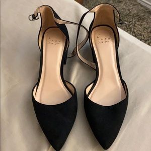 A new day black closed toed heels